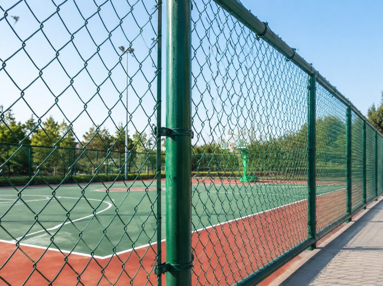 球场勾花围栏网
